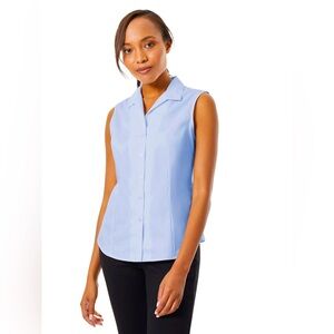 Jones New York Easy Care Sleeveless Button-Up Shirt